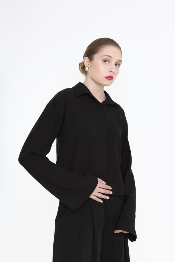 CAMISA NEGRO MATE 9181