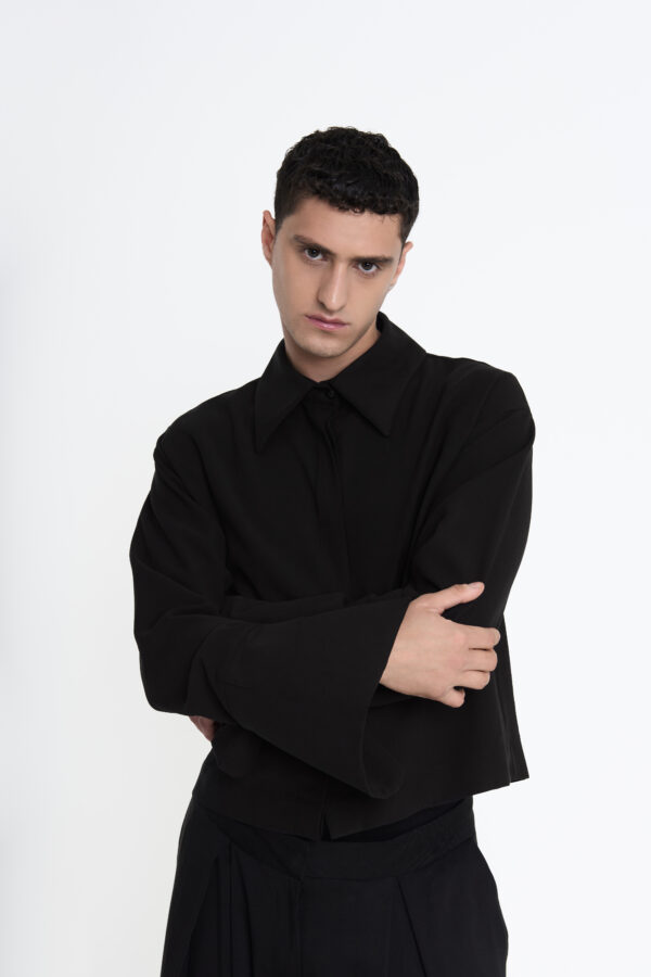 CAMISA NEGRO MATE 0468