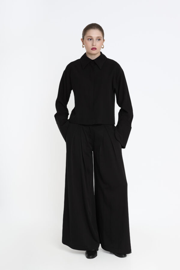 CAMISA NEGRO MATE 0468